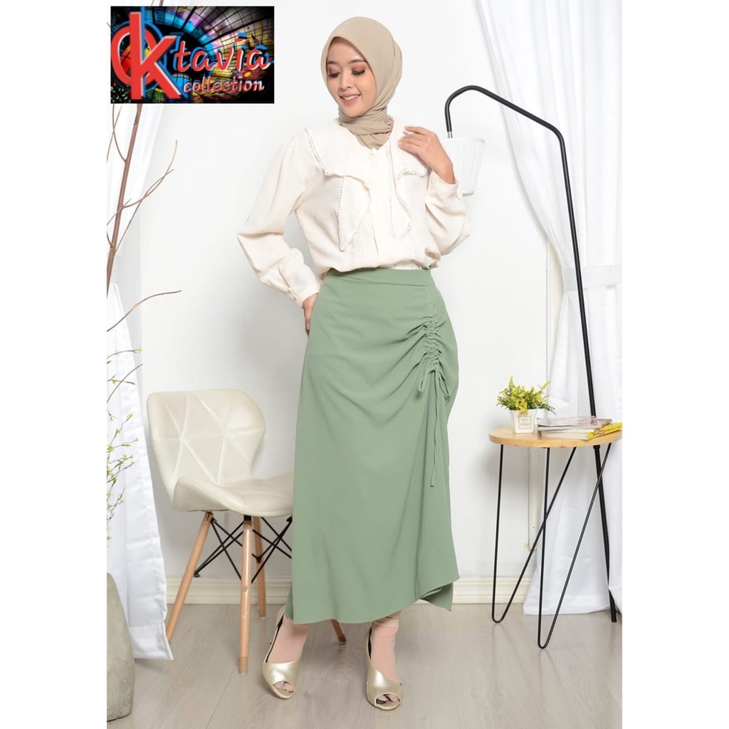 ROK CRINKLE SERUT /ROK SERUT BAHAN CRINKE / ROK SERUT SAMPING PANJANG / ROK TALI SERUT KOREA / ROK SERUT BAHAN CRINKLE AIRFLOW ROK TERBARU 2022 / ROK SERUT KEKINIAN