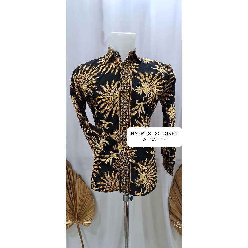 KEMEJA BATIK  PRIA SEMI SUTRA PREMIUM