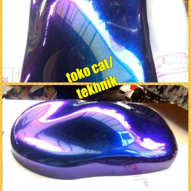 Cat bunglon biru ungu - bunglon blue violet 200ml
