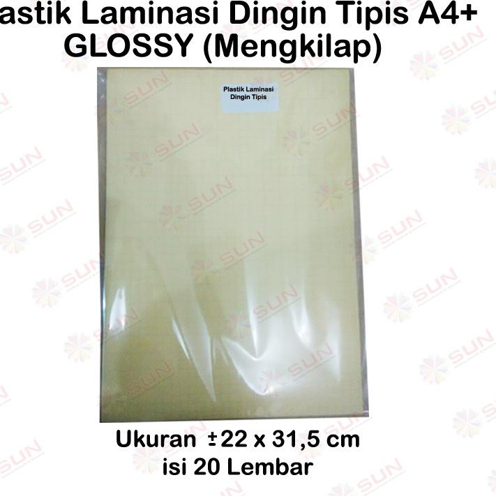 

ァ Plastik Laminasi Dingin 140 gsm A4 isi 20 lembar - Motif Glossy Mengkilap, Doff Matte (Lapisan Sticker Bening Transparant Pelapis Laminating Kertas Foto Glossy Photo Paper) Cold Lamination ㆄ