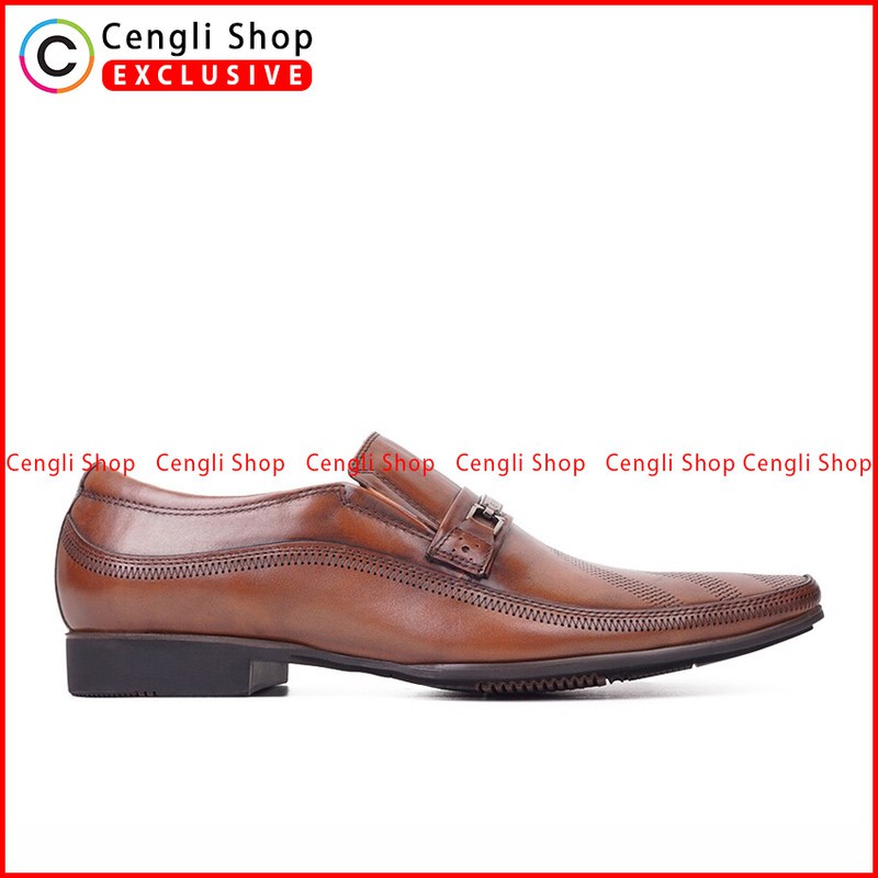 SEPATU EVERBEST PRIA TERBARU ORIGINAL PANTOFEL KULIT COKLAT EVEM110