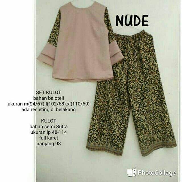 Set kulot batik kebaya
