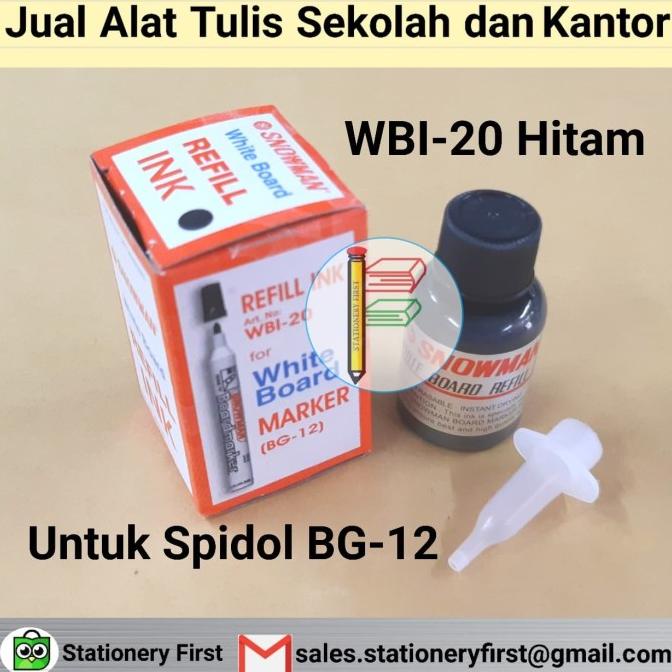 

Tinta Isi Refill Spidol Snowman White Board Papan Tulis WBI-20 Grosir