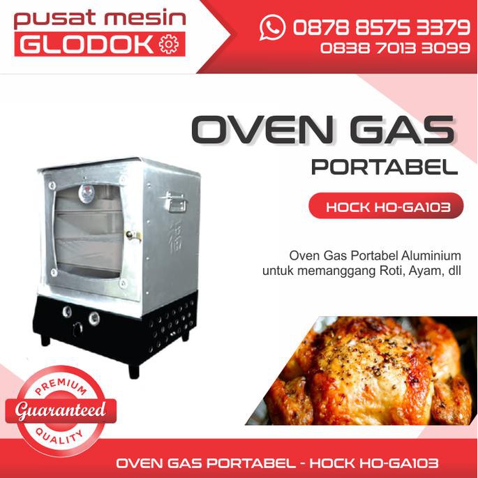 Hock Oven Gas Portable / Oven Hock Ho-Ga103 (Aluminium) Grosirpusat159