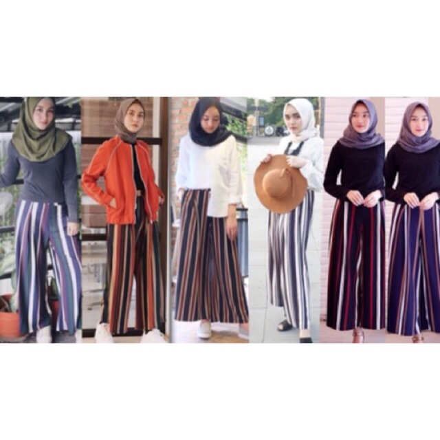 Mango Norway Stripe Celana Kulot Bangkok Stripes Mango Norway Stripe Celana Kulot Bangkok Stripes