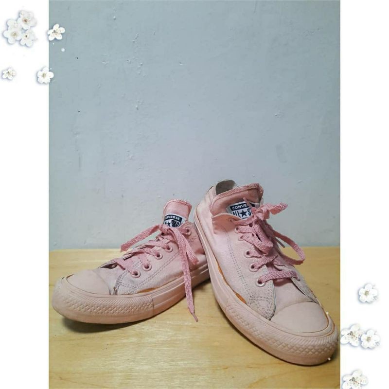 preloved sepatu converse pink