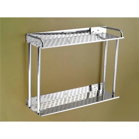 rak sabun stainless 2 susun