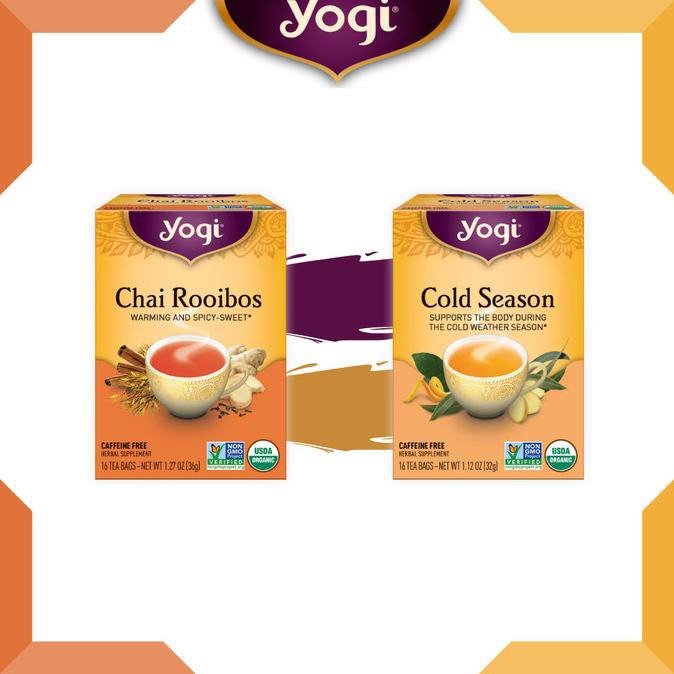 

Jual Yogi Tea | Health Wellness Tea Collection |Chai Rooibos + Cold Season Teh