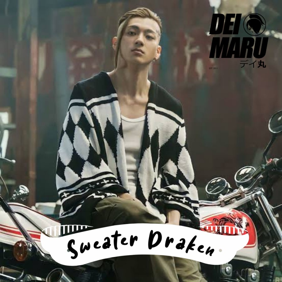 Sweater Haori Cosplay Draken Ryuguji Ken Tokyo Revengers Manji Gang