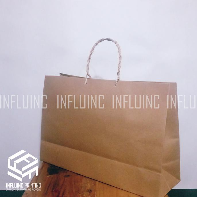 

Paper Bag | Shoping Bag | Tas Kertas Ukuran 33X8X21(Pxlxt) Tali E