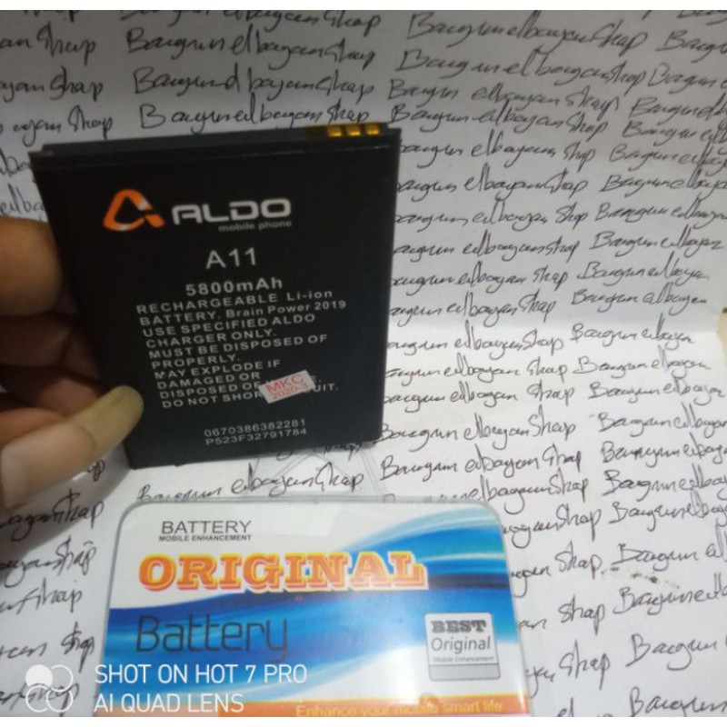 Batrai Batre Aldo A11 Batre Hp Aldo A 11 Battray Original hp