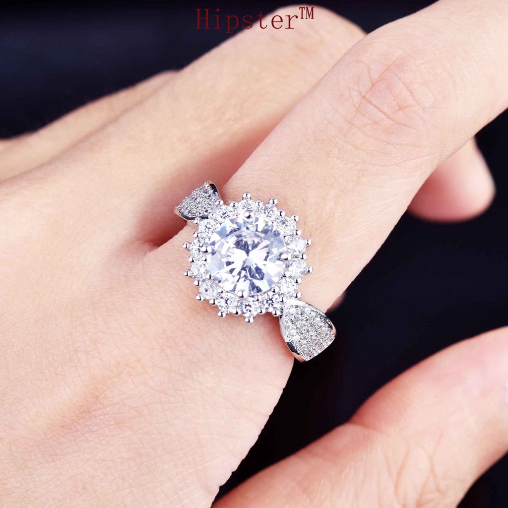 Exquisite Moissanite Ring Fashion Accessories for Women