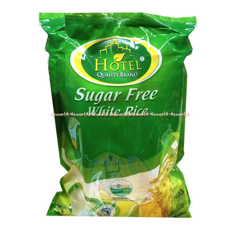 Hotel Sugar Free White Sugar Diabetes Low GI Rice Beras Untuk Diabetes 2kg Beras Organik