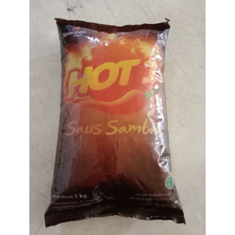 

Saos Cabai Hot one 1000g/saus cabai hot 1