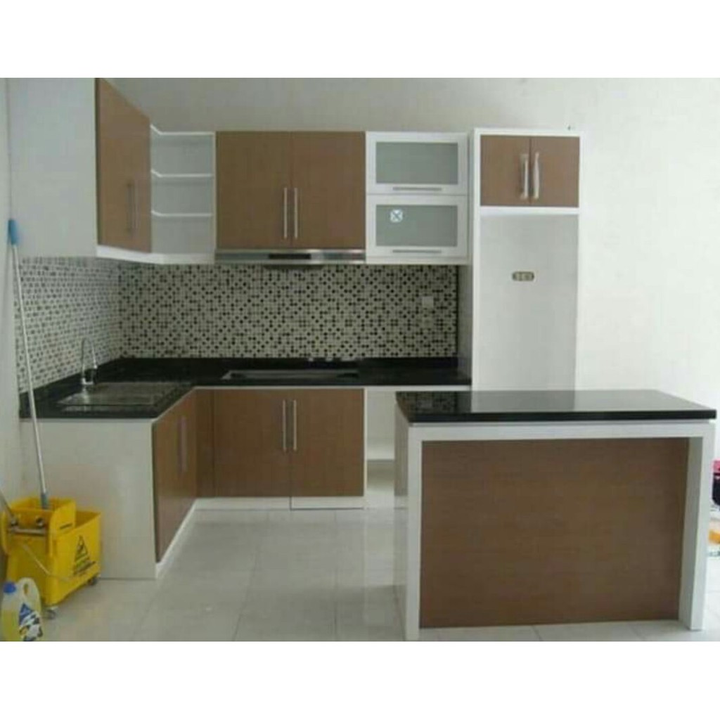 Jual KITCHEN SET ATAS BAWAH RAK DAPUR MINIMALIS Indonesia Shopee Indonesia