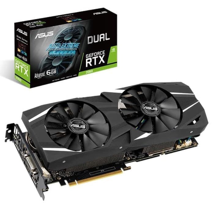 Vga ASUS RTX 2060 Dual 6GB - Asus Geforce RTX 2060 6GB DualDdr6 - Asus RTX2060 6GB Dual