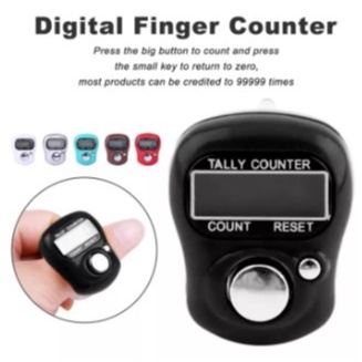 Laciola Alat Hitung Tasbih Digital Jari Mini Dengan Counter LED