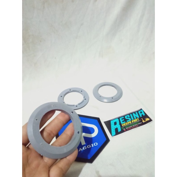 Karet Klakson Metalplast Abu Original Grade AAA Vespa Super Sprint GL mengkilap