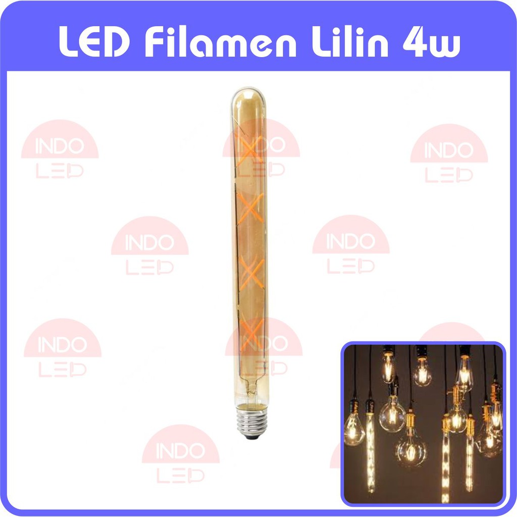 Lampu LED Filamen 4W- Bohlam LED Edison 4W- LED Filamen 4W E27