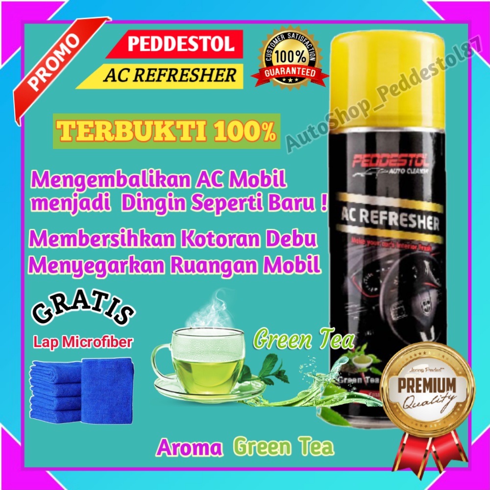 AC Cleaner/Refresher/Pembersih AC/Mobil/Semprotan/Spray/Parfum/Pewangi/Freshener/by Peddestol