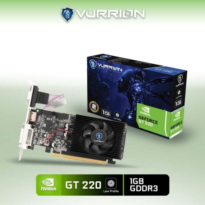 VGA CARD / VGA NVIDIA / VURRION GT220 / GT220 LP 1GB GDDR3 128BIT