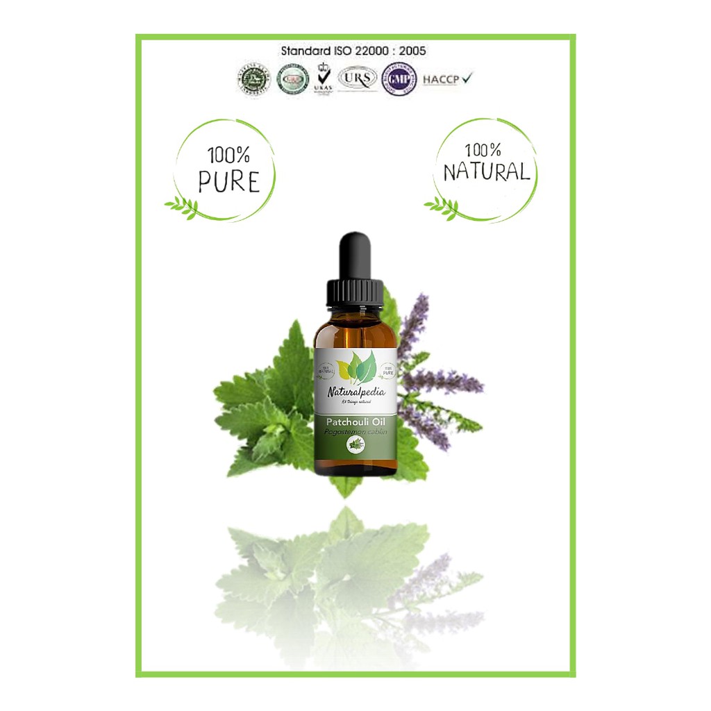 Pure Patchouli Essential Oil 10ml / Minyak Atsiri Esensial Nilam Asli Murni