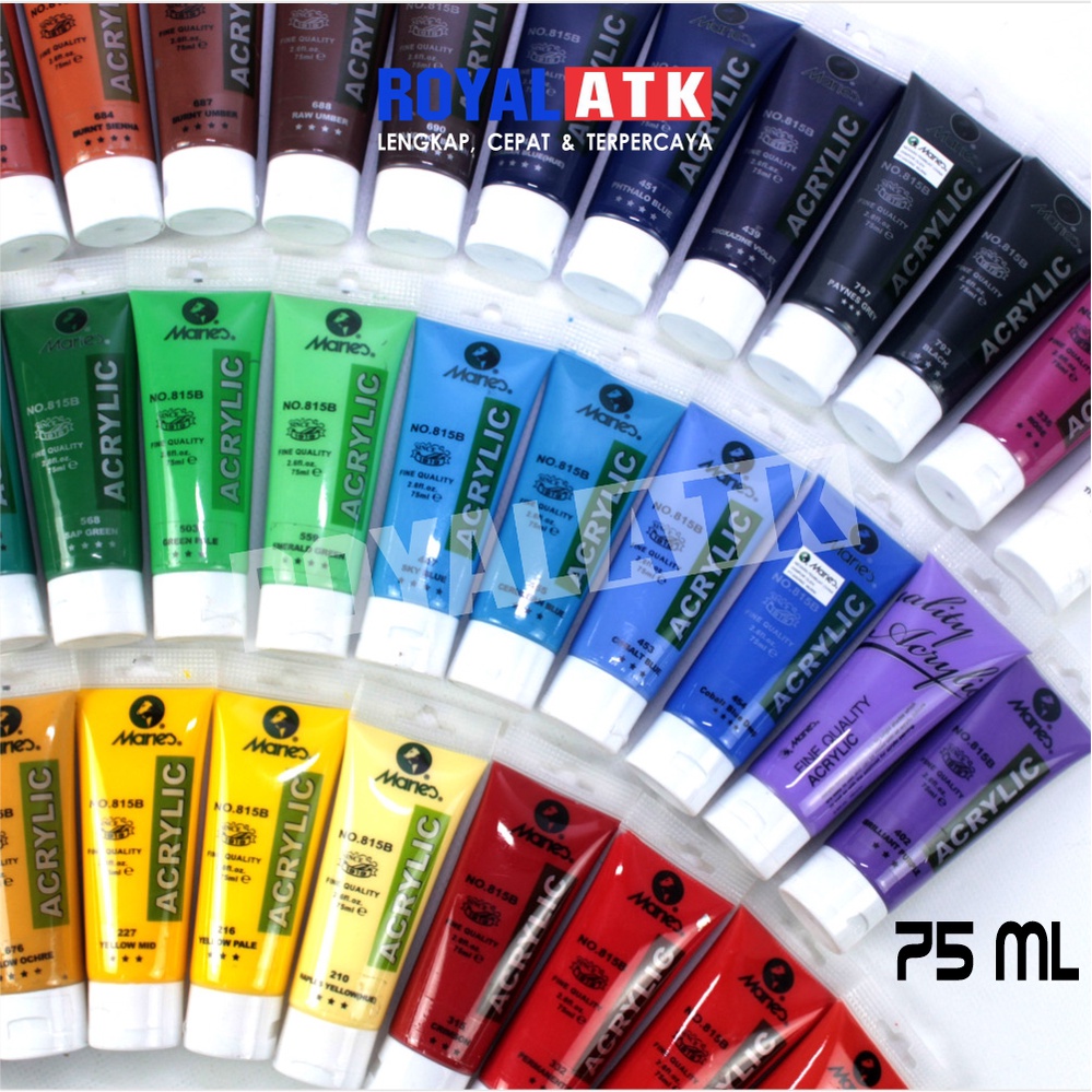 

Cat Acrylic Meries 815B / Akrilik Maries 75 ml Warna Campur