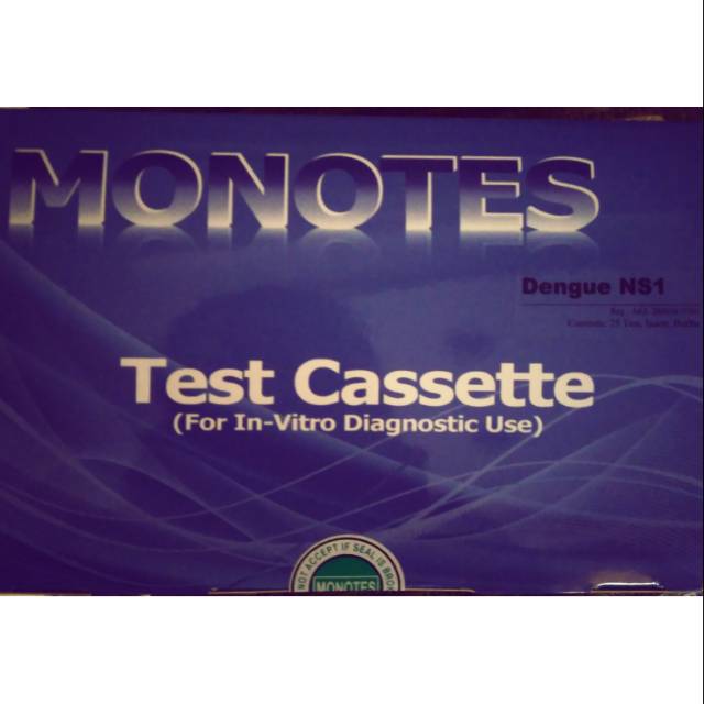 Rapid test monotes dengue NS1 device