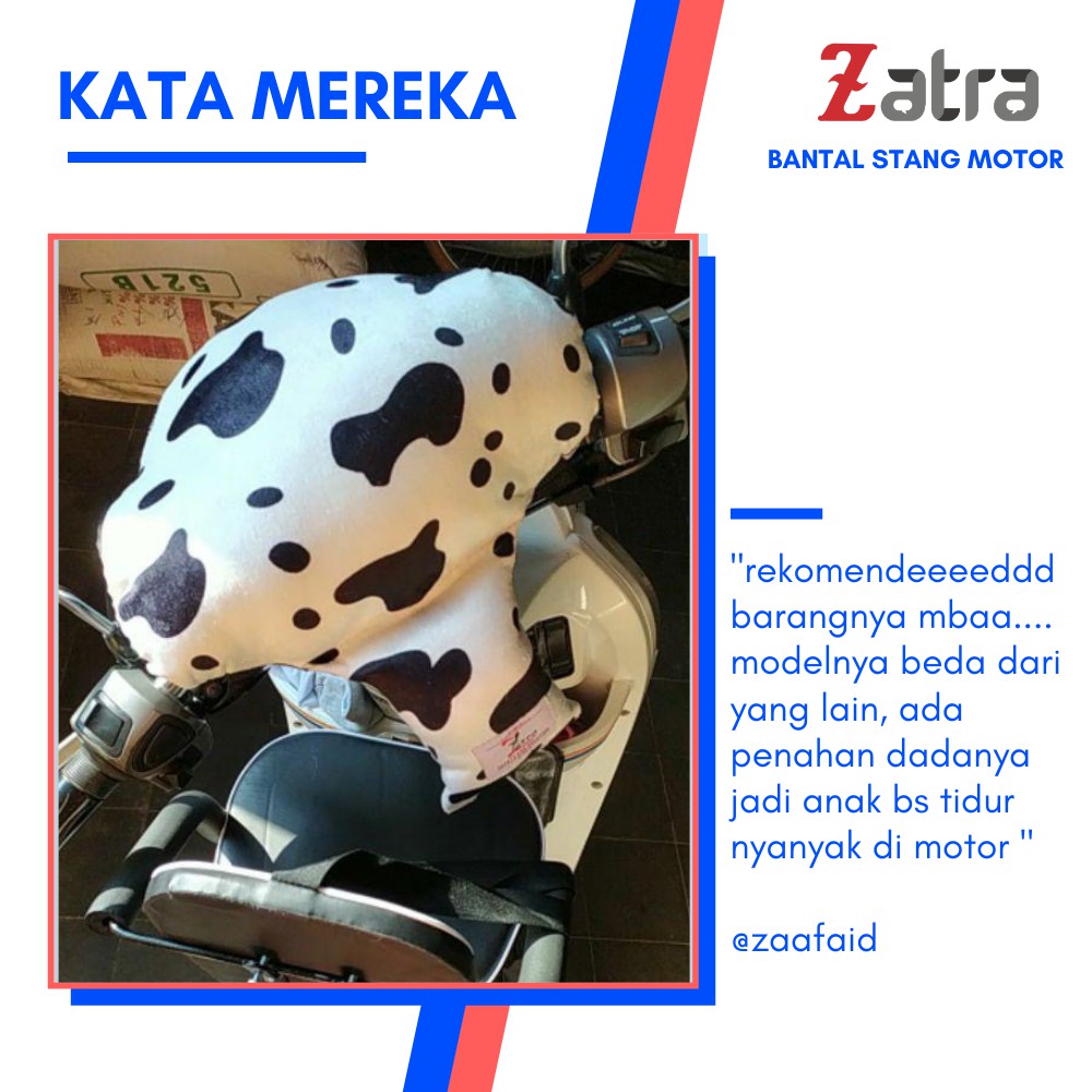 BANTAL ANAK STANG MOTOR ZATRA