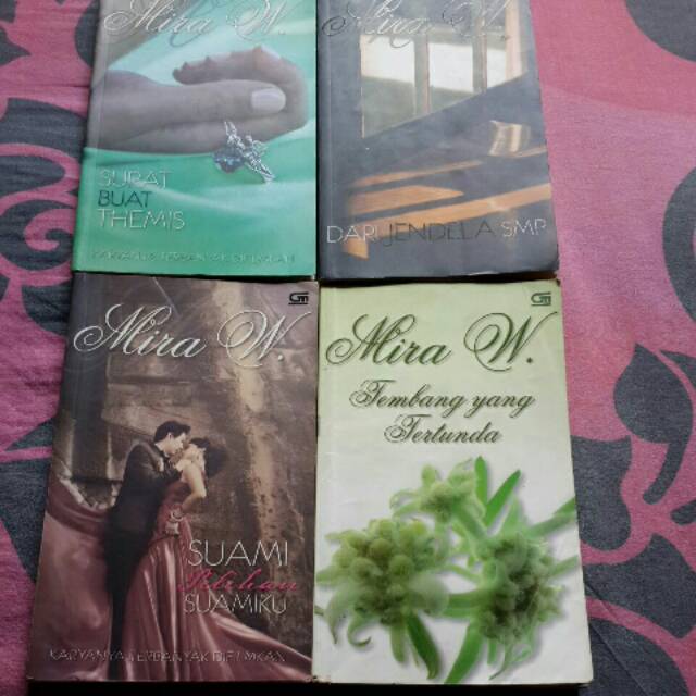 Novel surat buat themis,dari jendela smp,suami pilihan suamiku,tembang yg tertnda by mira.w