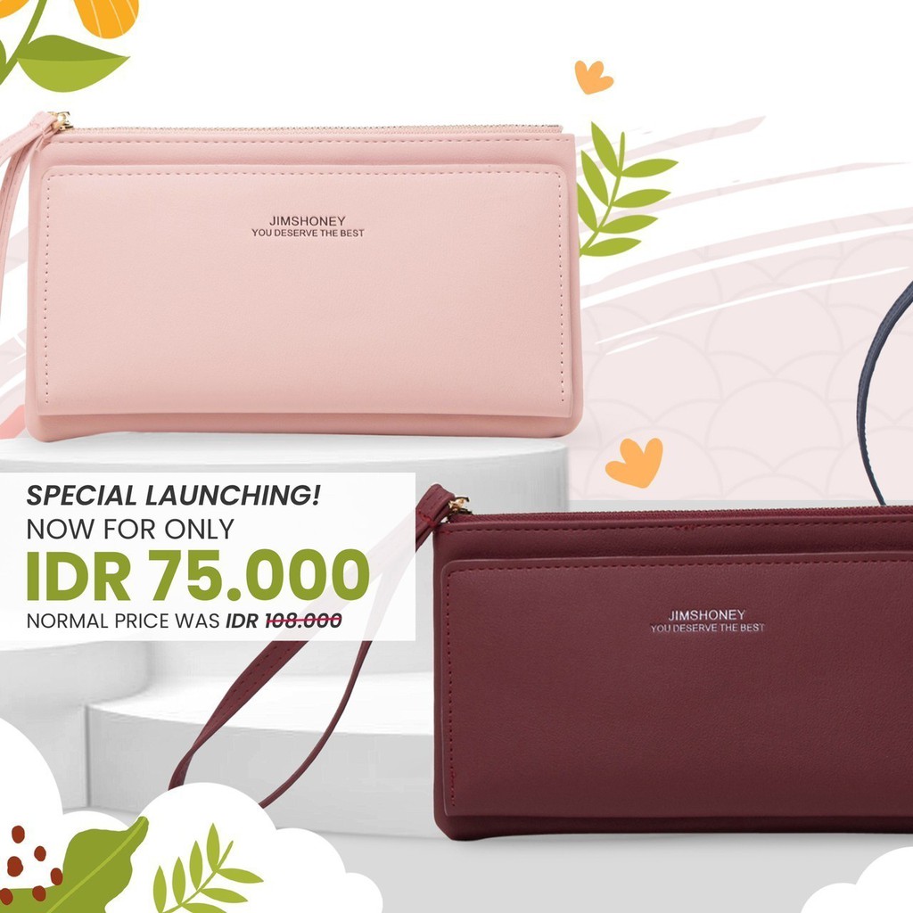 JIMS HONEY AURELIA WALLET, DOMPET PANJANG WANITA