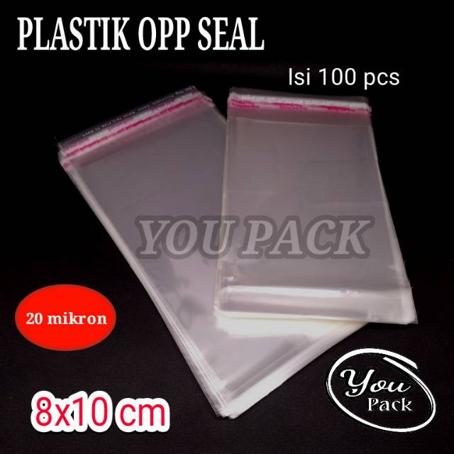 KEMASAN PLASTIK OPP SEAL 8X10 CM
