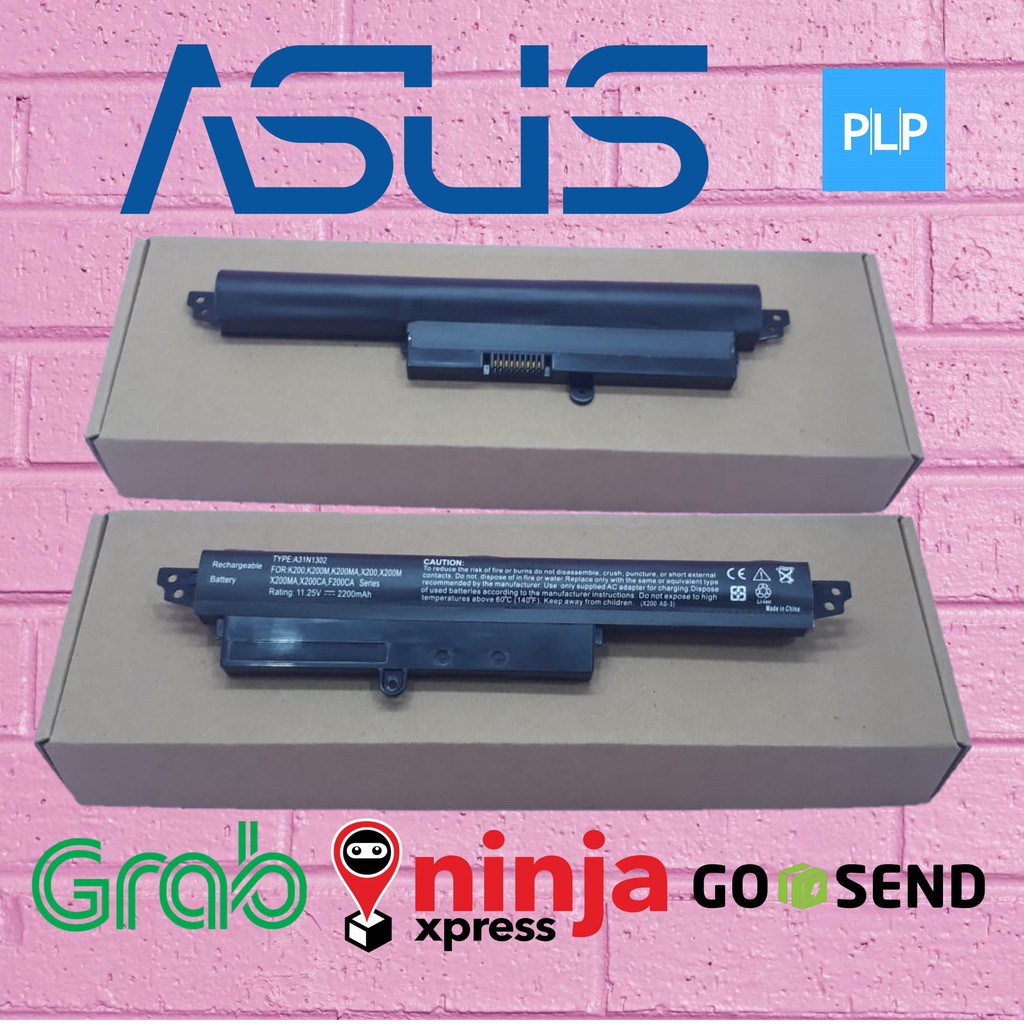 Jual 1 TAHUN garansi Baterai battery Laptop Asus X200 X200CA X200MA
