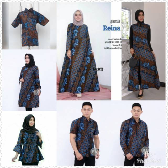 Couple SENO PARANG BIRU ORI batik garansi harga termurah ready stok