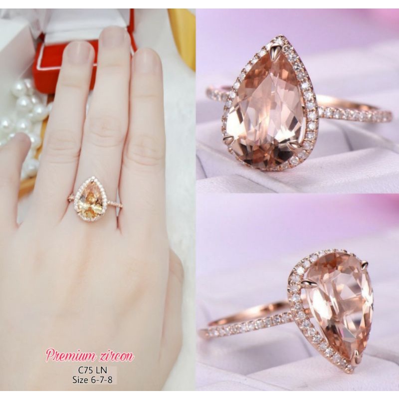 Cincin Xuping Premium Zircon C75 LN