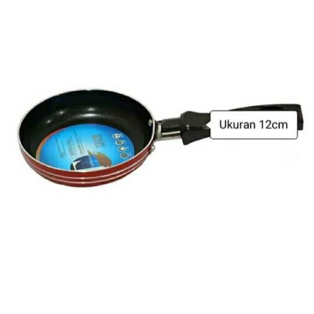 Teflon ukuran 12cm. Bahan tebal