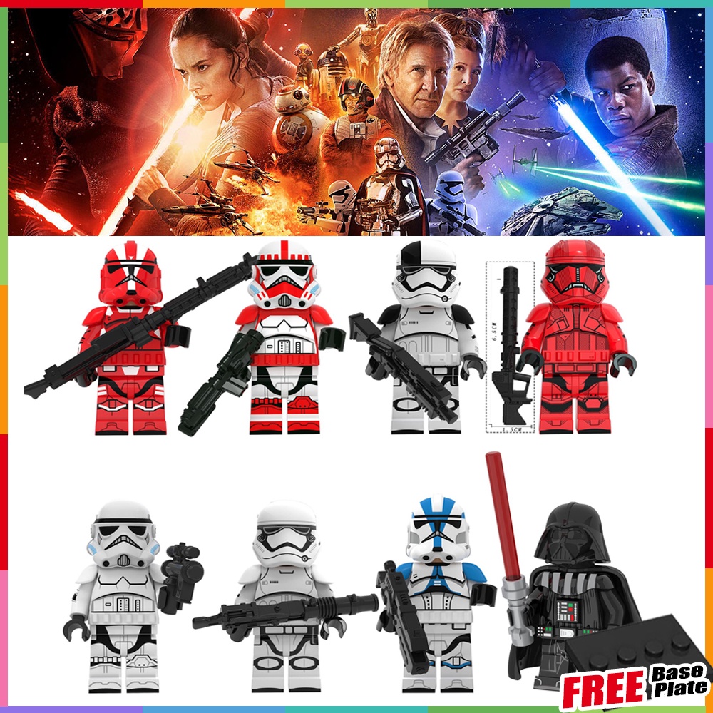 Mainan Action Figure STAR WARS Stormtrooper Minifigures Darth Vader Soldiers KT1034