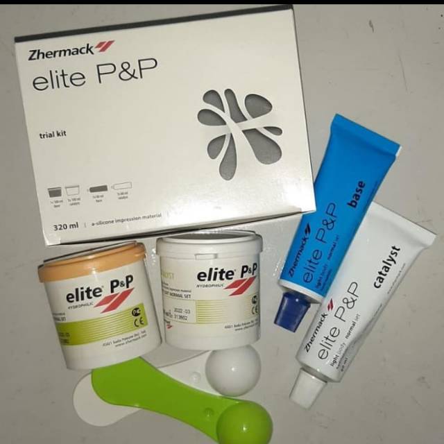 Alice dental trial kit zhermack double impression / putty / light body elite