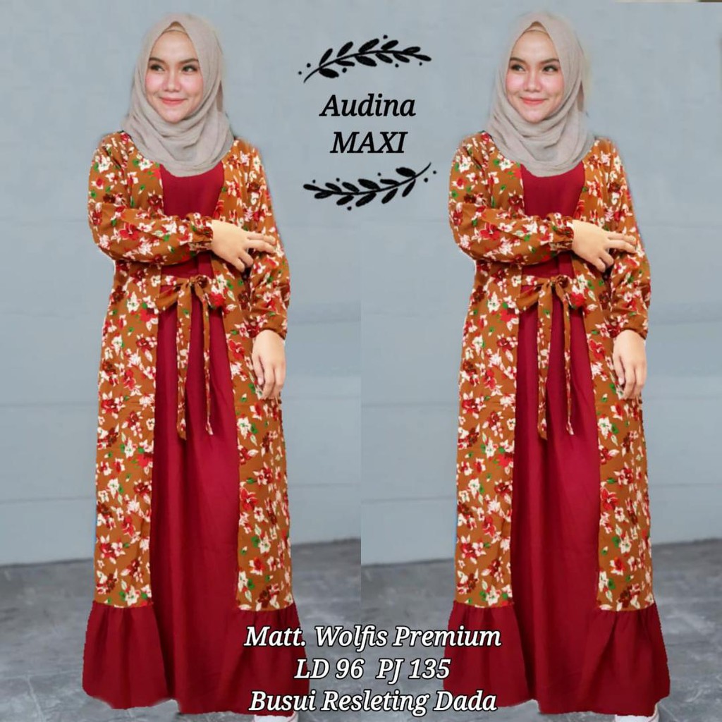 UNION11 - GAMIS WANITA / AUDINA MAXI HIJABER