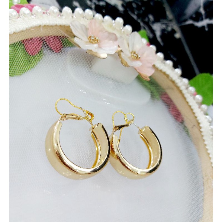 A67 anting hijab bulat tebal_anting jilbab_anting hijab