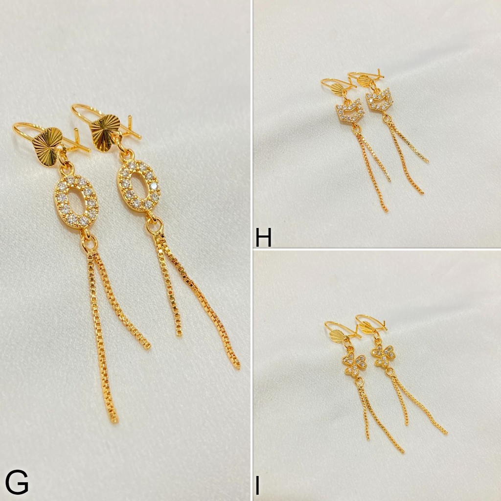 Anting Jurai Lapis Emas Macam Model Aksesoris Perhiasan Wanita