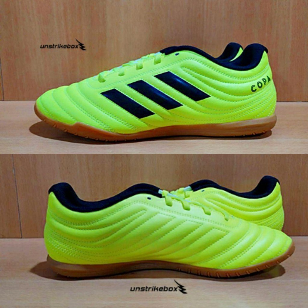 Adidas Copa 19.4 IN - Yellow. Sepatu Futsal Adidas Diskon Murah Top.