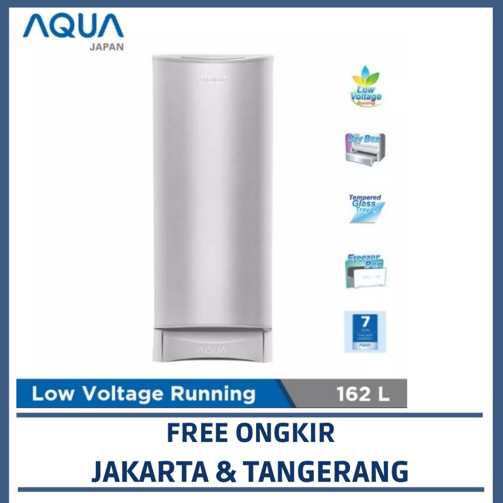 AQUA AQR-D190(LS) KULKAS 1 PINTU AQUA 162.5 LITER