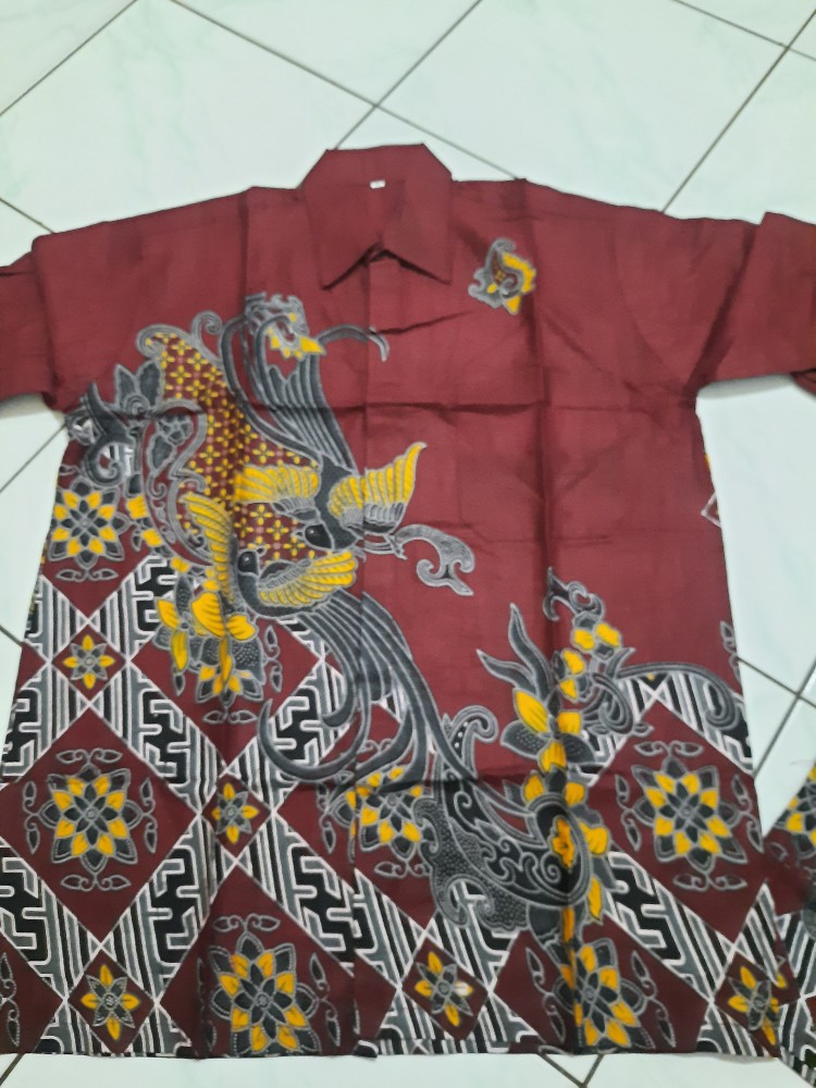 Batik Couple Keluarga Sania Ruffle Ori Ndoro Jowi Dnt Motif Tenun