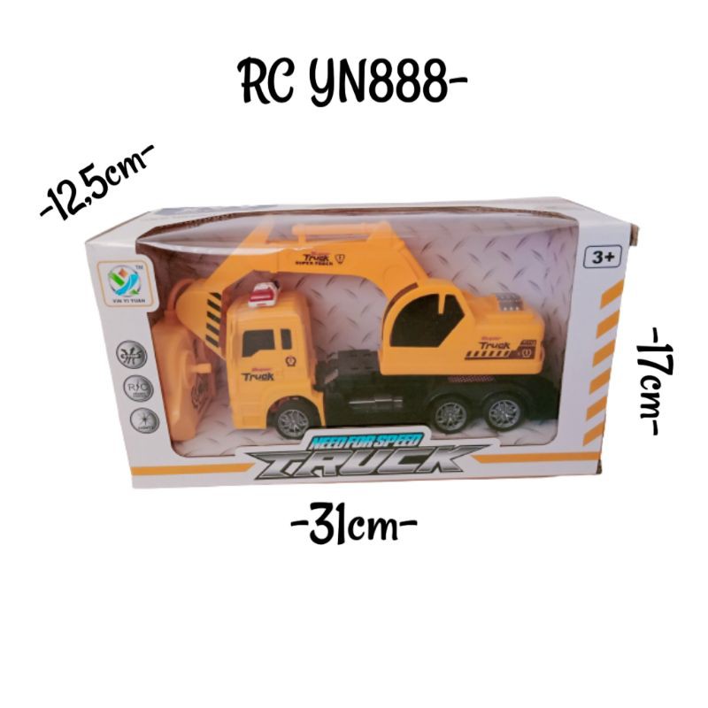 MAINAN MOBIL TRUCK EXCAVATOR REMOTE CONTROL YN888