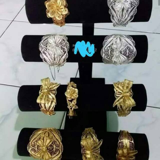 gelang kendari sepuh emas 24k