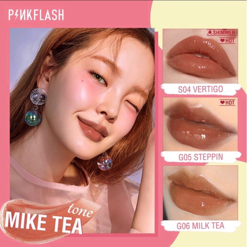 [BPOM] PINKFLASH Ohmygloss Lip Gloss Perawatan Bibir Pelembab