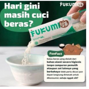 

Fukumi Beras Porang Sachet 40gr | Instan Konjac Rice - Mudah & Praktis