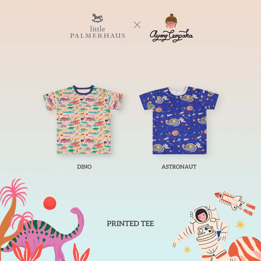 Little Palmerhaus PRINTED TEE Disney Edition x AYANG x PALMERHAUS / Kaos Anak MOTIF