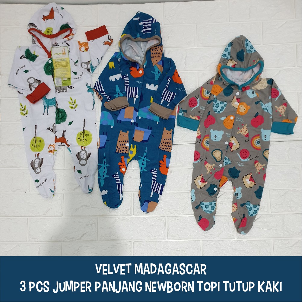 Velvet Junior Jumper Panjang Buka/Tutup Kaki